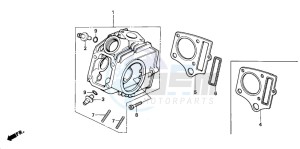 Z50J drawing CYLINDER HEAD