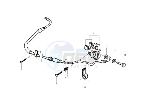 Runner PUREJET 50 drawing Rear brake caliper