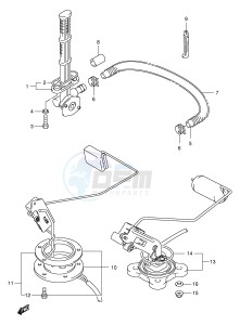 GSX1300R (E2) Hayabusa drawing FUEL COCK (MODEL X Y)