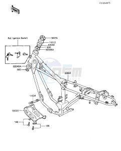 KE 100 B [KE100] (B9-F10) [KE100] drawing FRAME