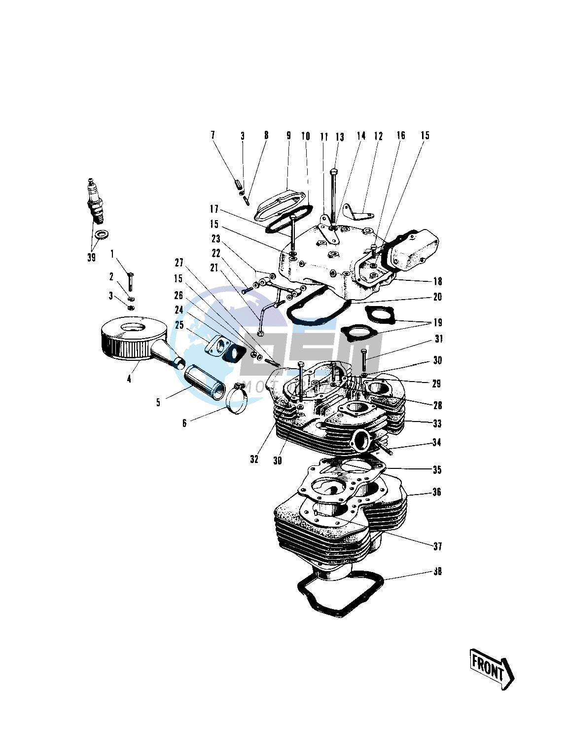 CYLINDER HEAD_CYLINDER -- W1_W1SS- -