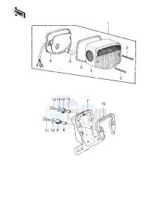 KZ 750 G [LTD II] (G1) [LTD II] drawing TAILLIGHT