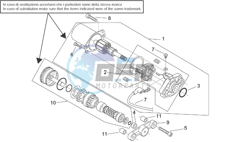 Starter motor