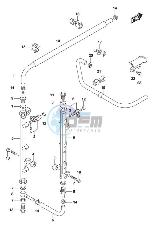 Fuel Injector DF 250S