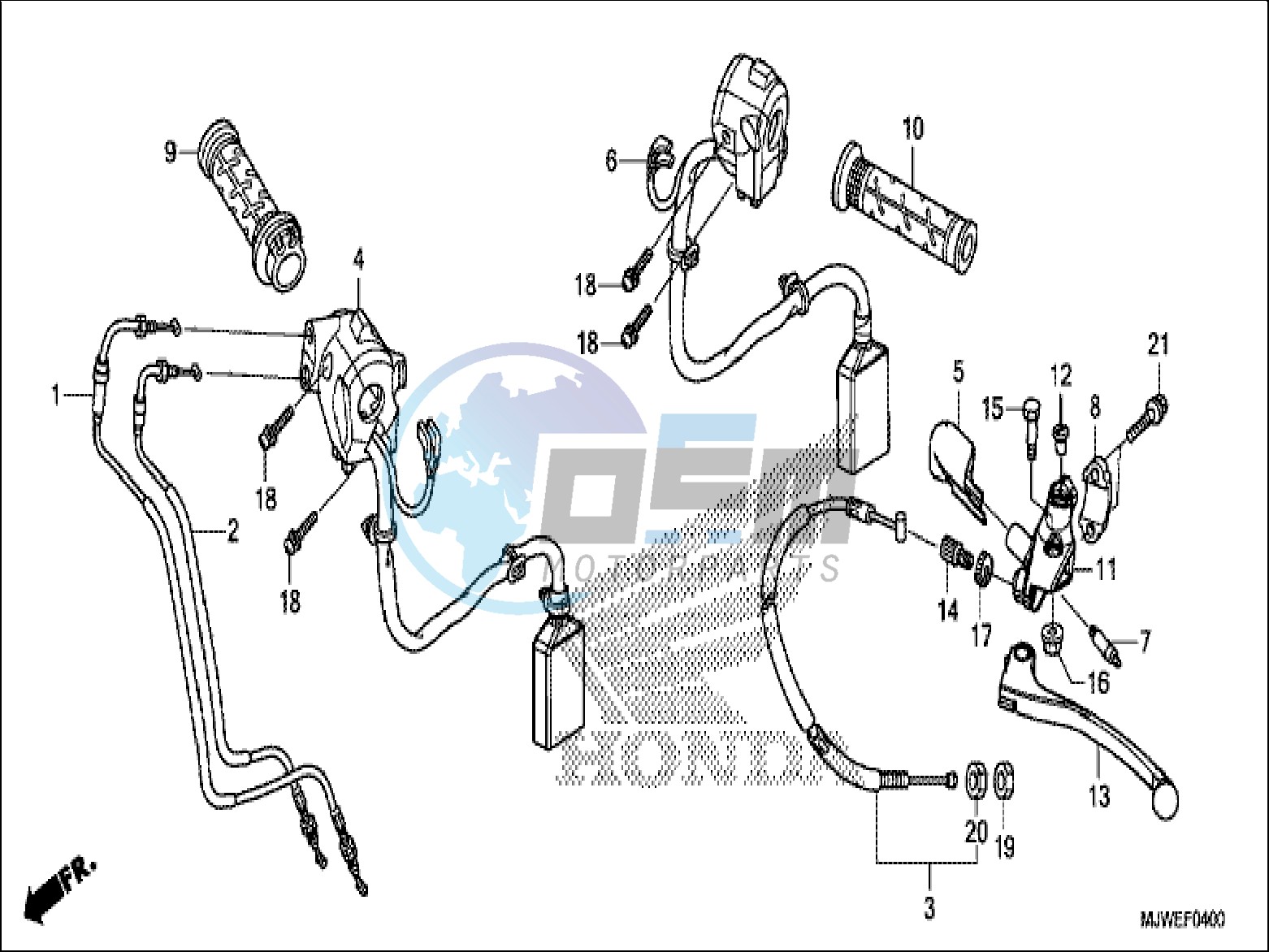 HANDLE LEVER/SWITCH/CABLE