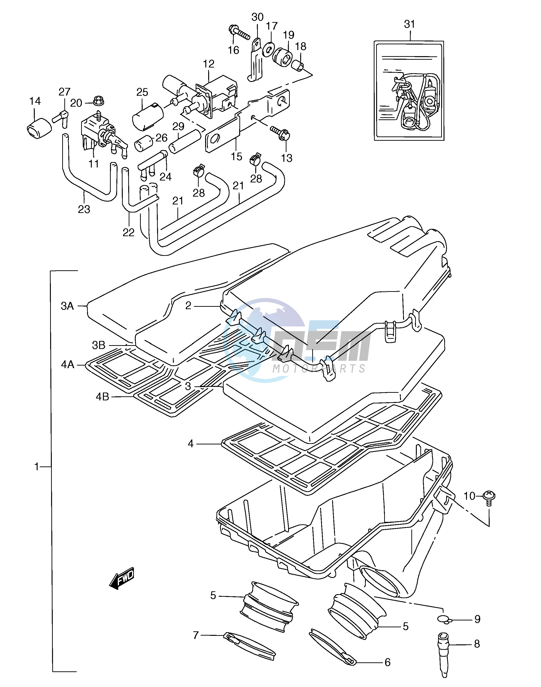 AIR CLEANER (MODEL N P E22)