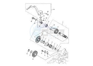 YZ F 250 drawing STARTER MY02