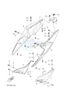 YZF-R125 R125 (5D78 5D78 5D78) drawing SIDE COVER