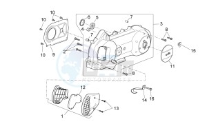 Sport City Street 125 4t 4v e3 drawing Variator cover