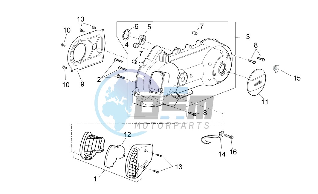 Variator cover