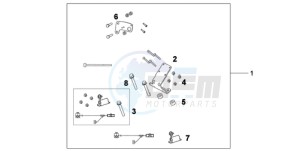 NT700VA Europe Direct - (ED) drawing KIT NAVI ATT