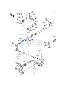 NINJA ZX-10R ABS ZX1000KFF FR XX (EU ME A(FRICA) drawing Gear Change Mechanism