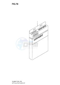 DL 650 V-STROM EU-UK drawing CLUTCH PLATE KIT