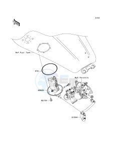 VN 1600A A[VULCAN 1600 CLASSIC] (A1-A3) [VULCAN 1600 CLASSIC] drawing FUEL PUMP