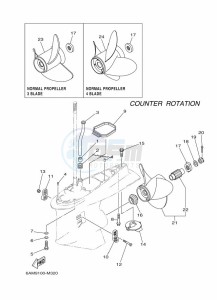 FL200CETX drawing PROPELLER-HOUSING-AND-TRANSMISSION-4