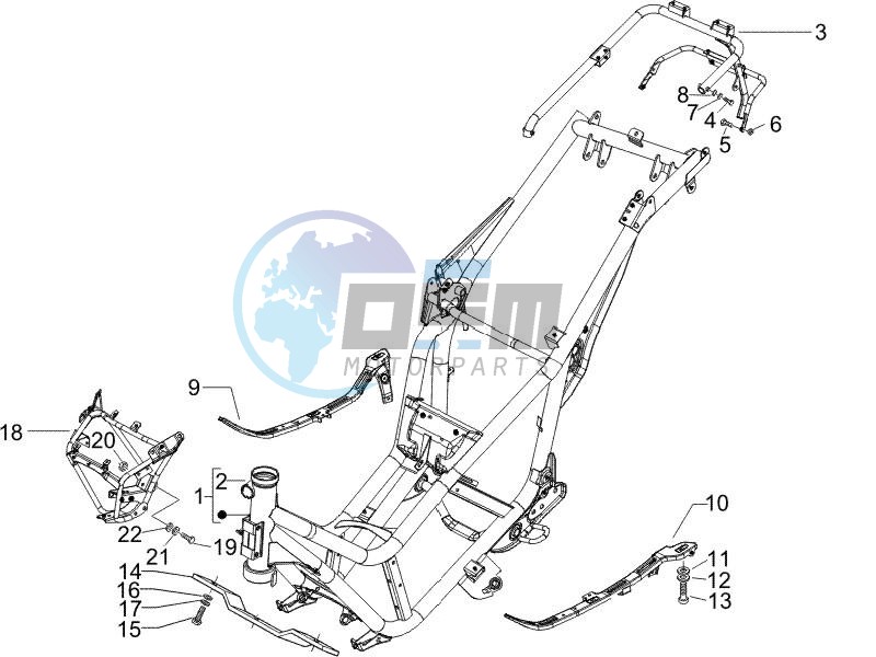 Frame bodywork