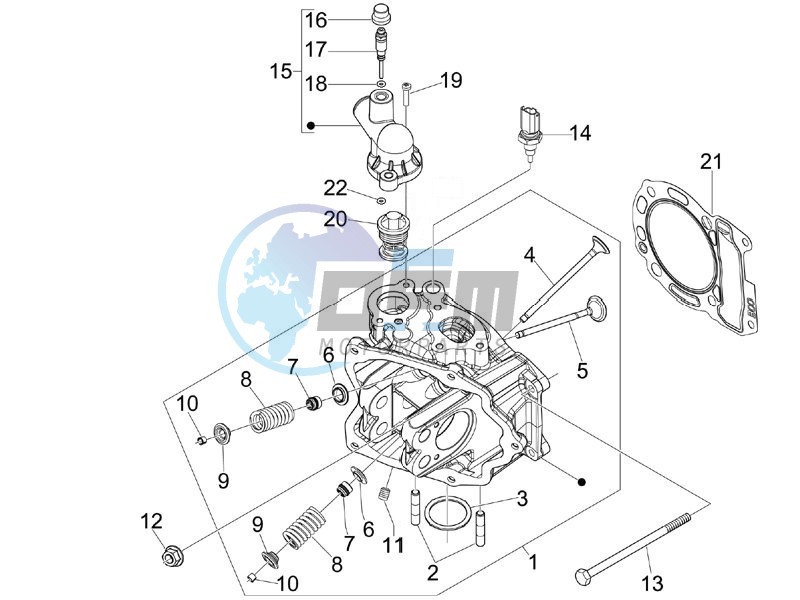 Head unit - Valve