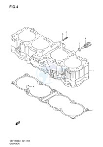 GSF-1250S BANDIT EU drawing CYLINDER