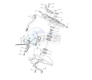 YZF R1 1000 drawing STEERING