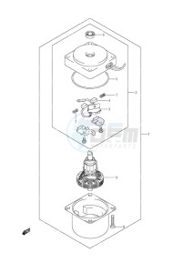 DF 9.9 drawing PTT Motor Power Tilt/Tiller Handle