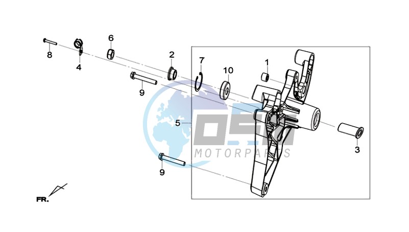 REAR FORK - REAR SUSPENSION