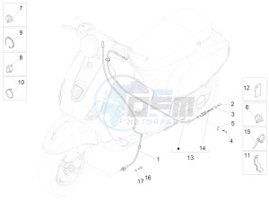 LX 125 4T 3V IGET NOABS E3-E4 (APAC) drawing Transmissions