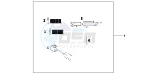 CB600FB drawing GRIP HEATER(12B)