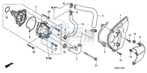 CBF600N9 UK - (E / MKH) drawing WATER PUMP