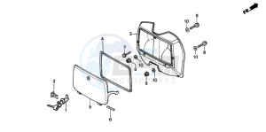 SH50 SCOOPY drawing GLOVE BOX