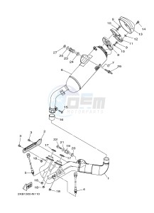 XT1200ZE SUPER TENERE ABS (2KB1 2KB2) drawing EXHAUST