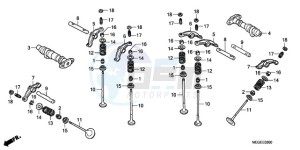 VT750C9 Europe Direct - (ED / MK) drawing CAMSHAFT