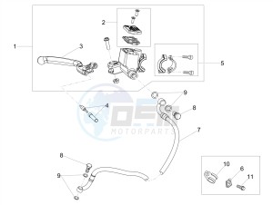 RS4 50 2T E4 (APAC, EMEA) drawing Front master cilinder