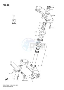 GSX-R600 (E3) drawing STEERING STEM