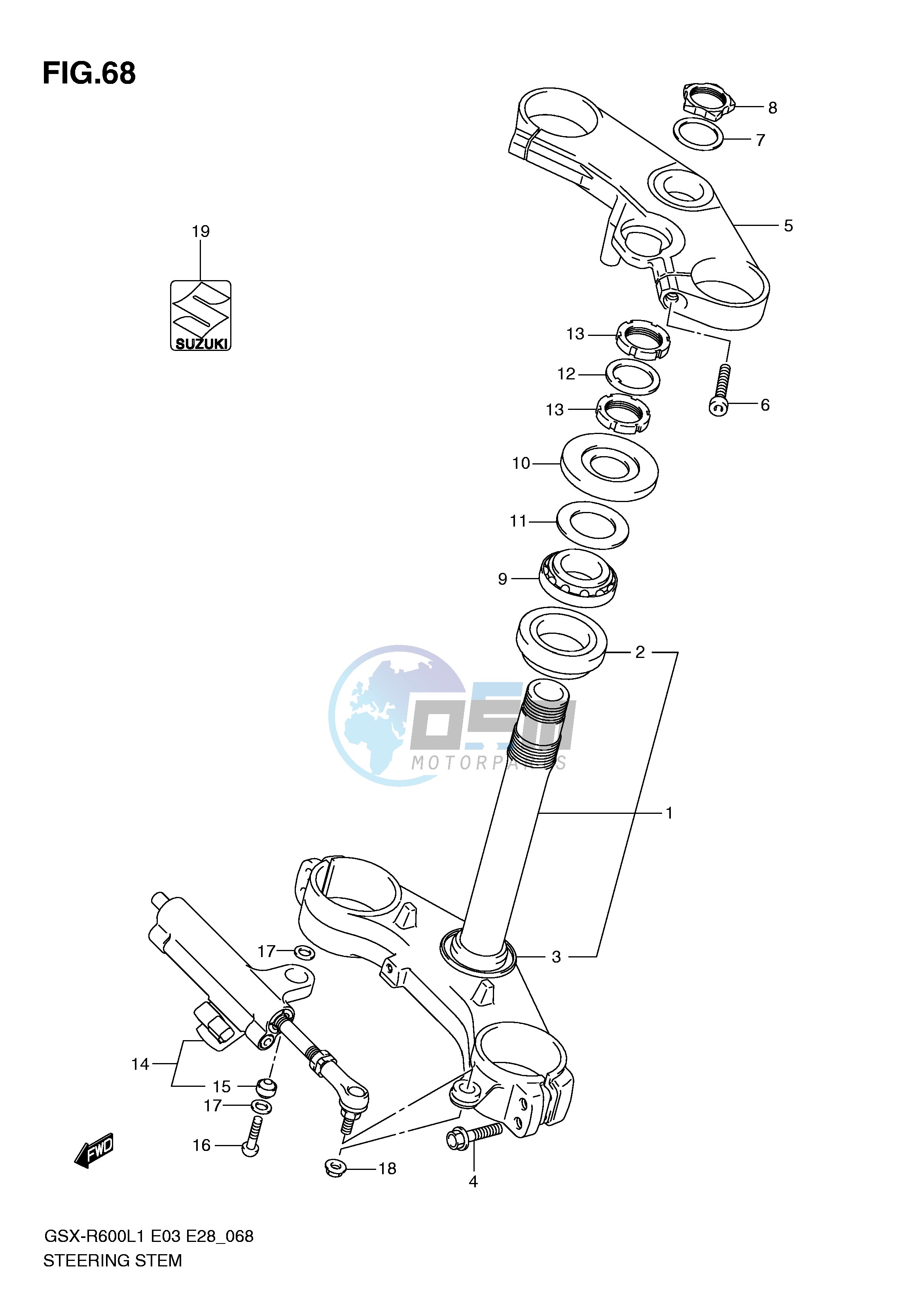 STEERING STEM