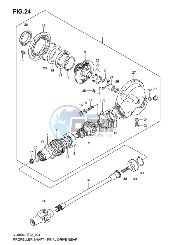 PROPELLER SHAFT_FINAL DRIVE GEAR