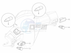 TYPHOON 125 4T 2V E3 (APAC) drawing Selectors - Switches - Buttons