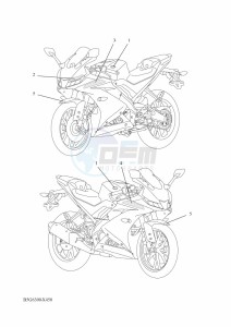 YZF125-A YZF-R125 (BGV2) drawing GRAPHIC & EMBLEM