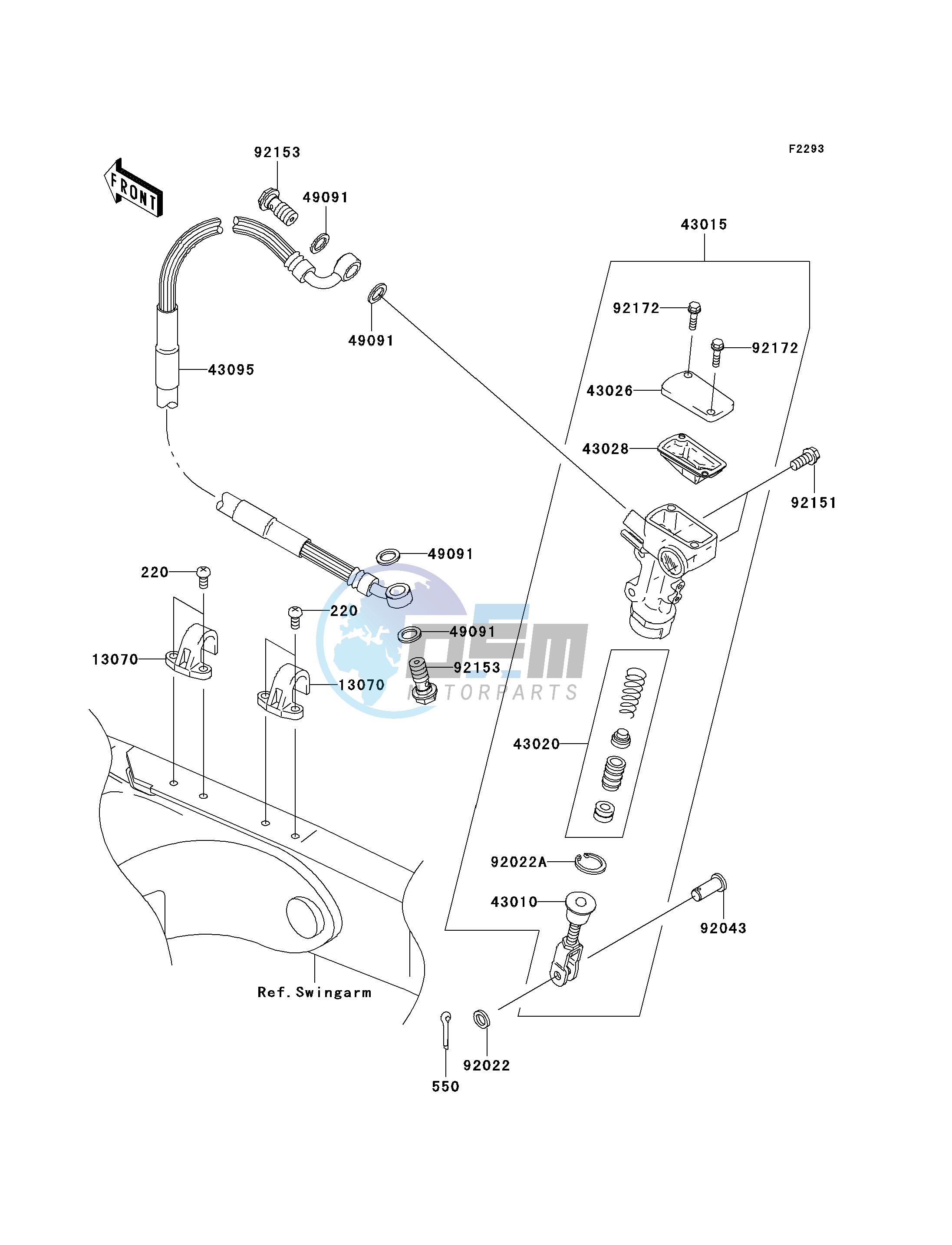 REAR MASTER CYLINDER