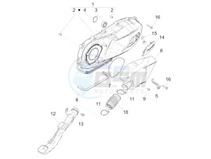 Liberty 150 iGet 4T 3V ie ABS (EMEA) drawing Crankcase cover - Crankcase cooling