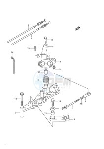 DF 250 drawing Throttle Rod