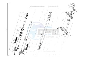 SENDA SM DRD EDITION BLACK - 50 cc drawing FRONT FORK