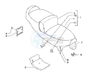 X9 125 SL drawing Saddle - Tool kit