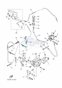 YXZ1000ET YXZ1000R SS (BAS7) drawing PEDAL WIRE