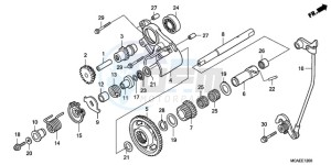 GL1800A UK - (E / MKH) drawing REVERSE GEAR