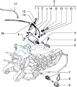 Liberty 125 drawing Electric starter