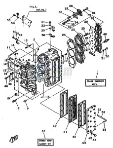 90A drawing CYLINDER--CRANKCASE