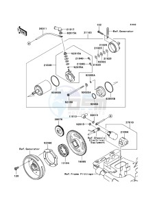 KVF750 4x4 KVF750A6F EU GB drawing Starter Motor