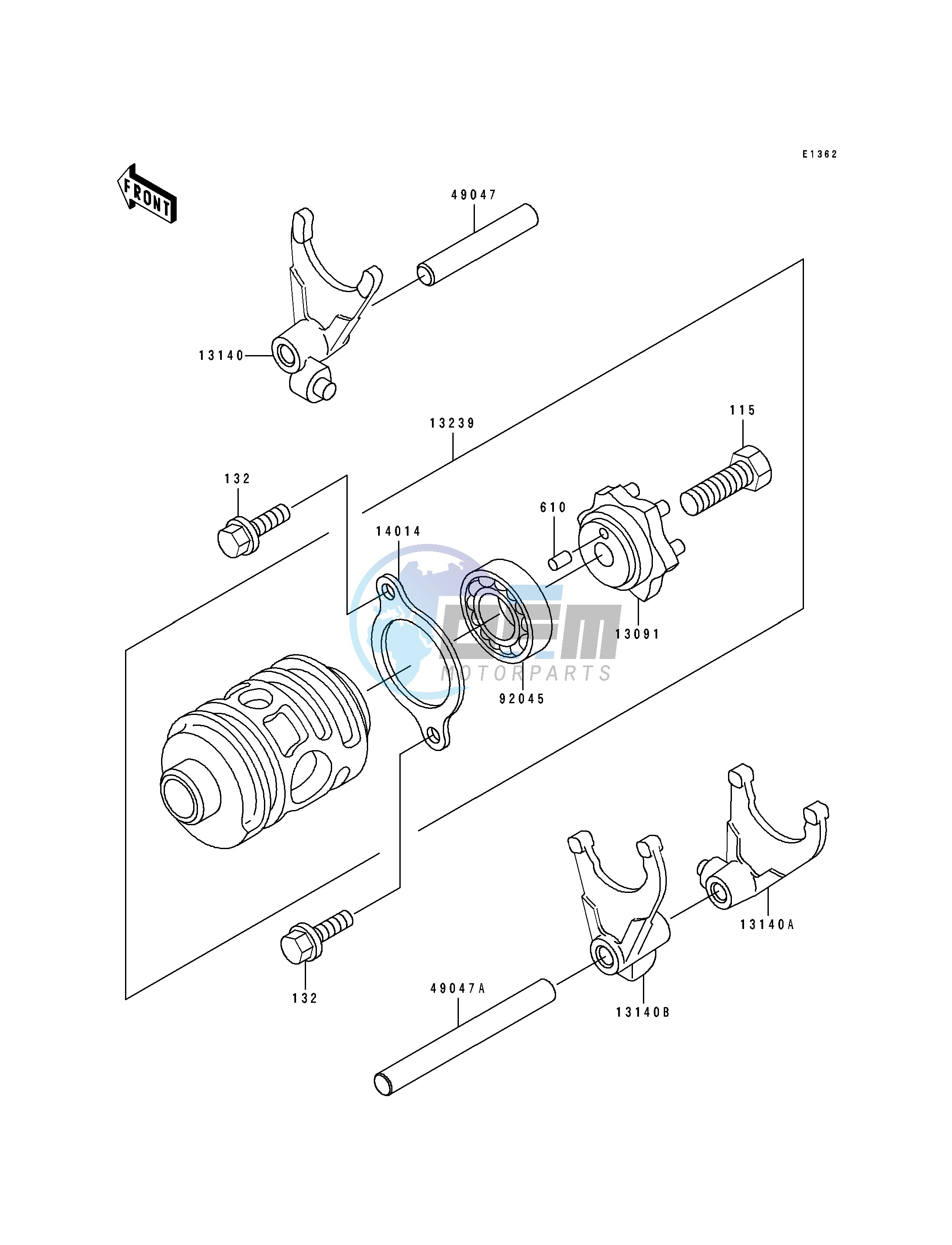 CHANGE DRUM_SHIFT FORK