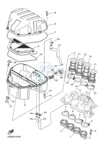 XJ6NA XJ6S 600 DIVERSION (S-TYPE) (36BH 36BJ) drawing INTAKE