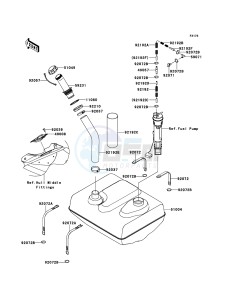 JET SKI ULTRA 260X JT1500E9F EU drawing Fuel Tank